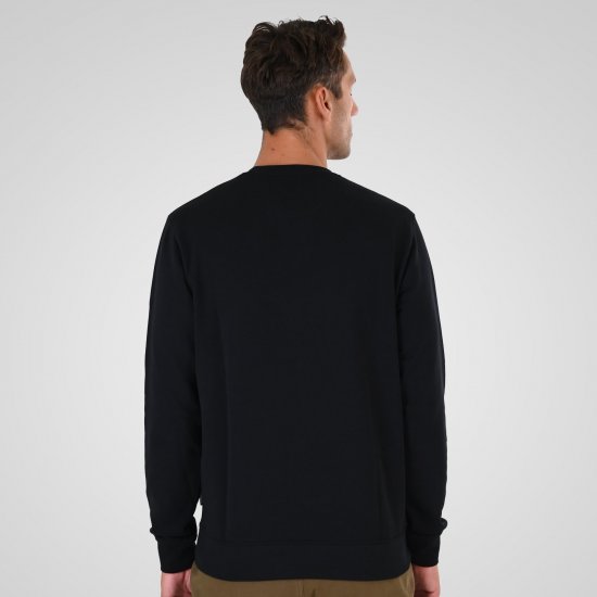 Double Outfitters MTOP-1141 Суитшърт Черно - Суичъри & cуичъри с качулка - мъжки суичъри големи размери