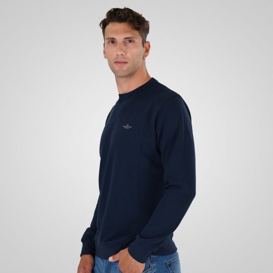 Double Outfitters MTOP-1141 Суитшърт Нейви - Суичъри & cуичъри с качулка - мъжки суичъри големи размери