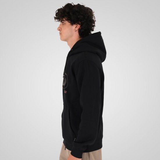 Double Outfitters MTOP-1146 Суитшърт с качулка Черно - Суичъри & cуичъри с качулка - мъжки суичъри големи размери