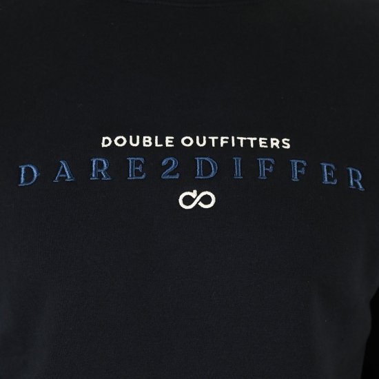 Double Outfitters MTOP-1151 Суитшърт Черно - Суичъри & cуичъри с качулка - мъжки суичъри големи размери
