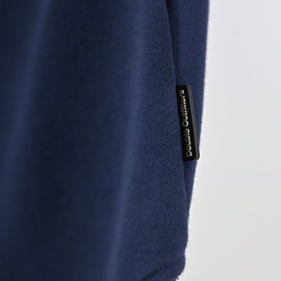 Double Outfitters MTOP-1163 Суитшърт с къс цип Нейви - Суичъри & cуичъри с качулка - мъжки суичъри големи размери