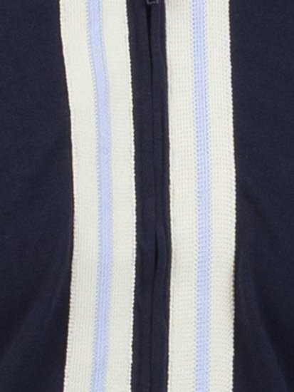 Mish Mash Belgrade Zip Through Polo Navy - Поло тениски - мъжки тениски с яка големи размери