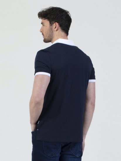 Mish Mash Zegreb Sporty Polo Navy - Поло тениски - мъжки тениски с яка големи размери