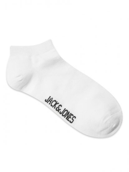 Jack & Jones Basic Къси бамбукови чорапи Бял 5-pack - Бельо & Бански шорти - Мъжко бельо големи размери