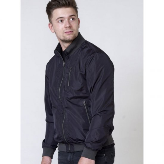 D555 Terron Bomber Jacket Black - Якета - мъжки якета големи размери