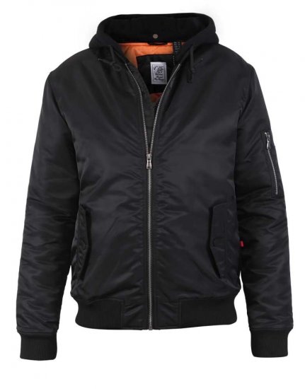 D555 Poppleford Bomber Jacket With Detachable Fleece Hood - Якета - мъжки якета големи размери