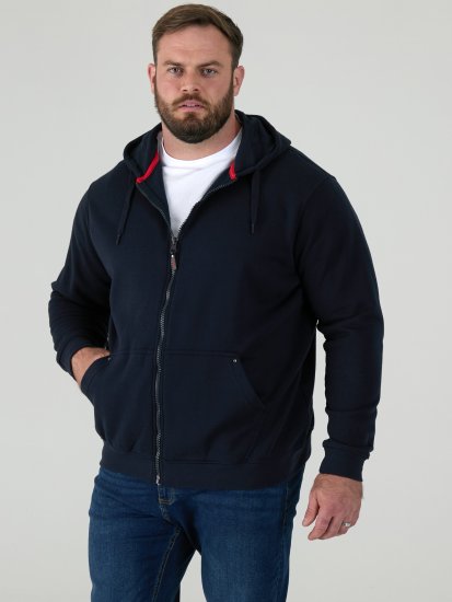 D555 Cantor Hoodie Black - Суичъри & cуичъри с качулка - мъжки суичъри големи размери