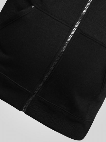 D555 Cantor Hoodie Black - Суичъри & cуичъри с качулка - мъжки суичъри големи размери