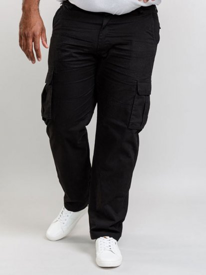 D555 Robert Cargo pants Black - Дънки и панталони - мъжки Дънки и панталони големи размери