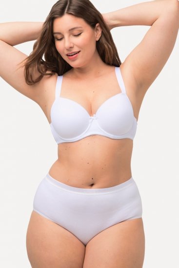 Ulla Popken 309783 Бикини 3 бр. Бял - Бикини - 