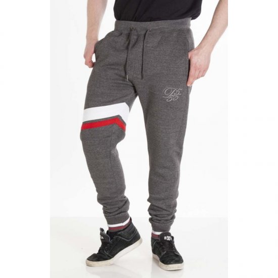 D555 Willis Sweatpants Charcoal - Спортни панталони & Kъси панталони - мъжки спортни панталони големи размери