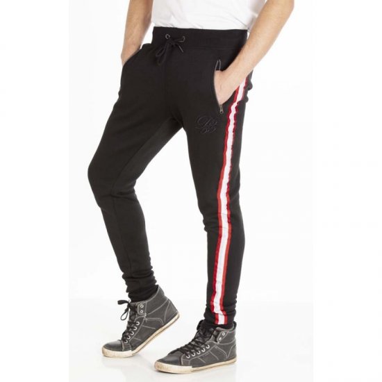 D555 Virginia Sweatpants Black - Спортни панталони & Kъси панталони - мъжки спортни панталони големи размери