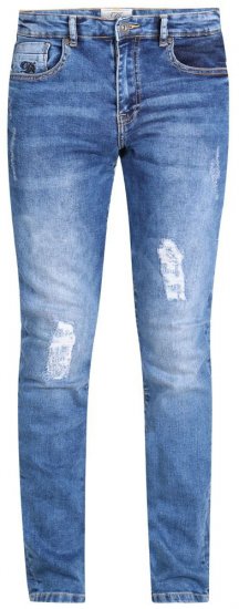 D555 Boxwell Ripped Jeans Stonewash - Дънки и панталони - мъжки Дънки и панталони големи размери