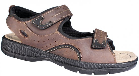Jomos 503606 Sandals Dark Brown - Мъжки oбувки 40-52 - 