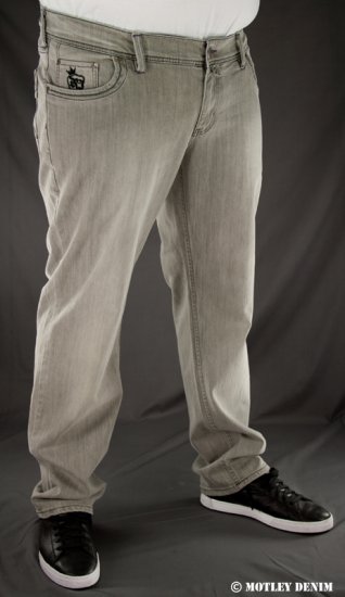 Replika 136 Grey - Дънки и панталони - мъжки Дънки и панталони големи размери