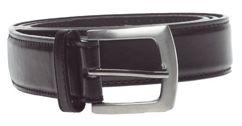 D555 Lewis Leather Belt Black 3cm - Колани - мъжки колани големи размери
