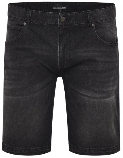 North Latitude 51336 denim къси панталони в черно - Шорти - мъжки къси панталони големи размери