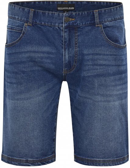 North Latitude 51336 denim къси панталони в синьо - Шорти - мъжки къси панталони големи размери