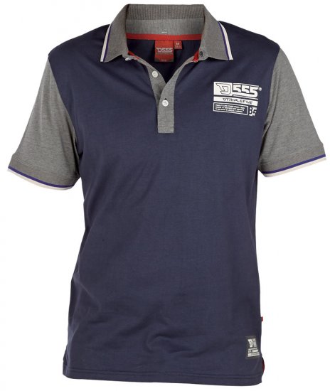 D555 Belmont Polo - Поло тениски - мъжки тениски с яка големи размери