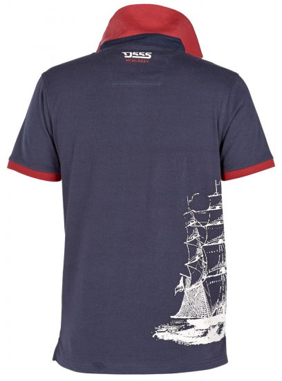 D555 Overwhelm Polo - Поло тениски - мъжки тениски с яка големи размери