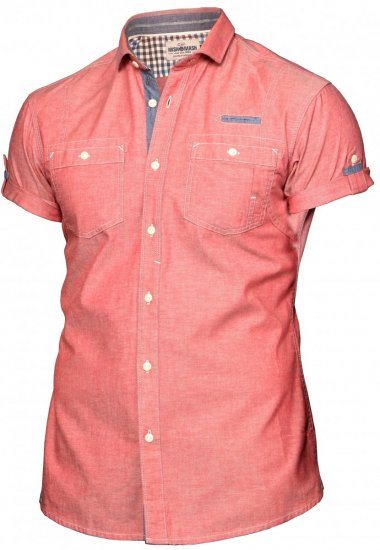 Mish Mash Sid Red - Ризи - мъжки ризи големи размери