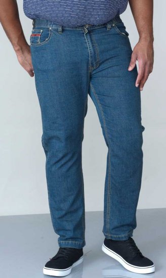 Duke Bailey Relaxed Comfort Fit Stretch Jeans With Elasticated Waist Stonewash - Дънки и панталони - мъжки Дънки и панталони големи размери