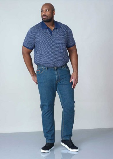 Duke Bailey Relaxed Comfort Fit Stretch Jeans With Elasticated Waist Stonewash - Дънки и панталони - мъжки Дънки и панталони големи размери