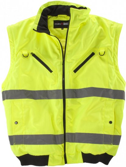 Marc & Mark Hi-Vis Jacket/vest Yellow - Работно облекло - мъжки работно облекло големи размери