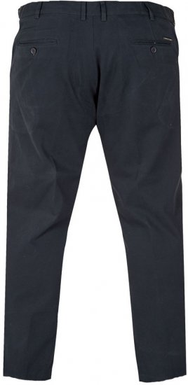 D555 Bruno Stretch Chino pants with Extenda Waist Indigo Blue - Дънки и панталони - мъжки Дънки и панталони големи размери