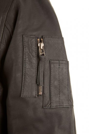 Woodland Aviator Leather jacket Brown - Якета - мъжки якета големи размери