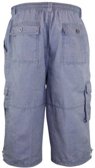 D555 Mason Cargo Shorts Grey - Шорти - мъжки къси панталони големи размери