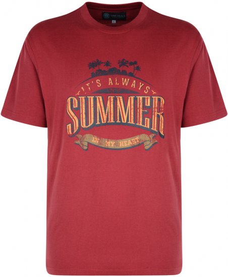 Kam Jeans Summer Beach 2-pack T-shirt - Тениски - мъжки тениски големи размери