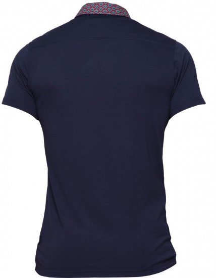 Mish Mash Thornhill Polo Navy - Поло тениски - мъжки тениски с яка големи размери