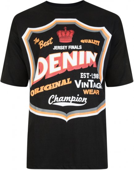 Kam Jeans Twin Pack League Tee - Тениски - мъжки тениски големи размери