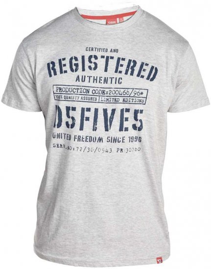 D555 WARWICK Long Sleeve Shirt & T-shirt Combo - Ризи - мъжки ризи големи размери