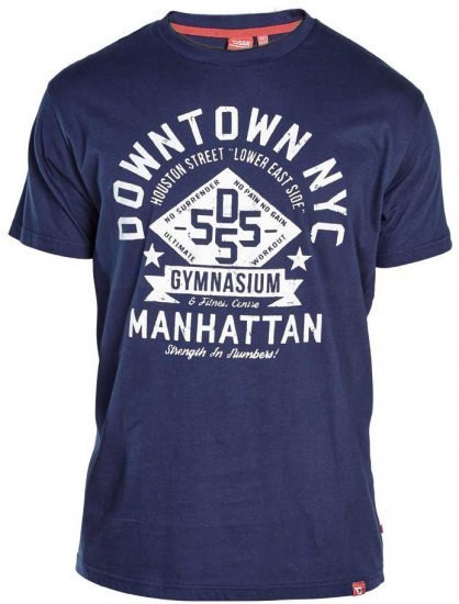 D555 TRUMAN Long Sleeve Shirt & T-shirt Combo - Ризи - мъжки ризи големи размери