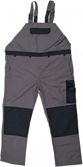 Marc & Mark Work-bib Grey - Работно облекло - мъжки работно облекло големи размери