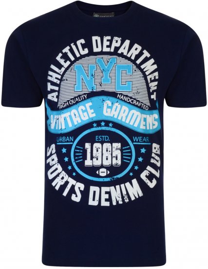 Kam Jeans Athletic Department 2-p T-shirt - Тениски - мъжки тениски големи размери