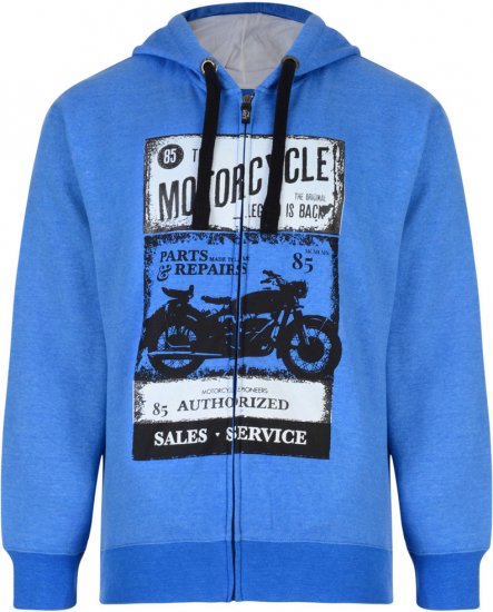 Kam Jeans 790 Motorcycle Hoodie - Суичъри & cуичъри с качулка - мъжки суичъри големи размери