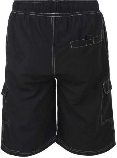 Motley Denim Swim Shorts Black - Бельо & Бански шорти - Мъжко бельо големи размери