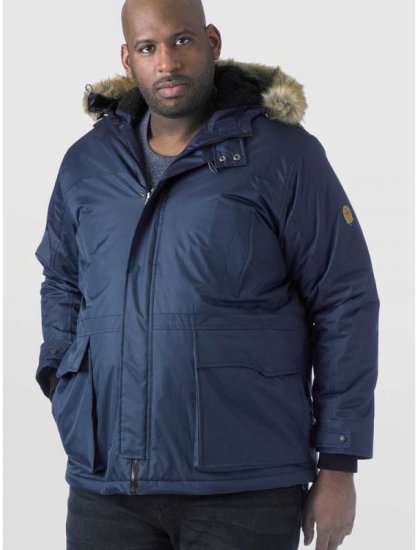 D555 Lovett Parka Navy - Якета - мъжки якета големи размери