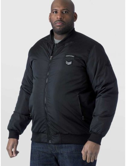 D555 Pedro Bomber Jacket Black - Якета - мъжки якета големи размери