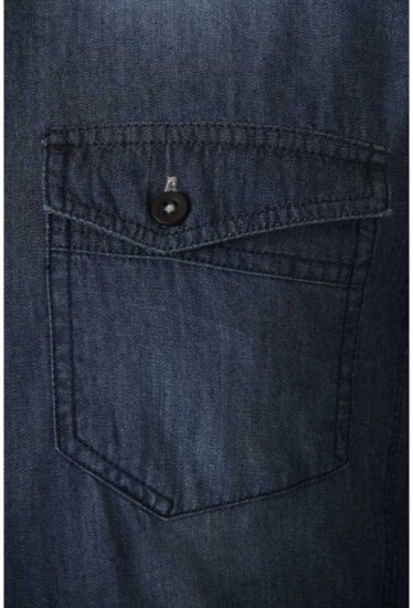 D555 Tobias LS Vintage Denim Shirt - Ризи - мъжки ризи големи размери