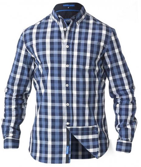 D555 Webber LS Shirt - Ризи - мъжки ризи големи размери