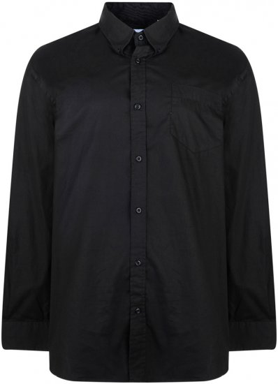 Motley Denim Shirt Long Sleeve Black - Ризи - мъжки ризи големи размери