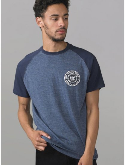 D555 Spencer T-shirt Navy - Тениски - мъжки тениски големи размери