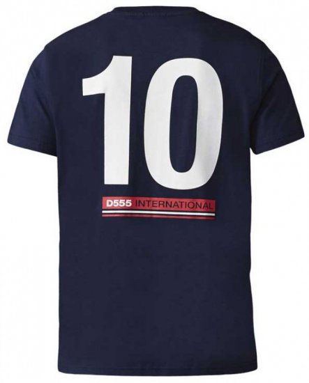 D555 Leon T-shirt Navy - Тениски - мъжки тениски големи размери