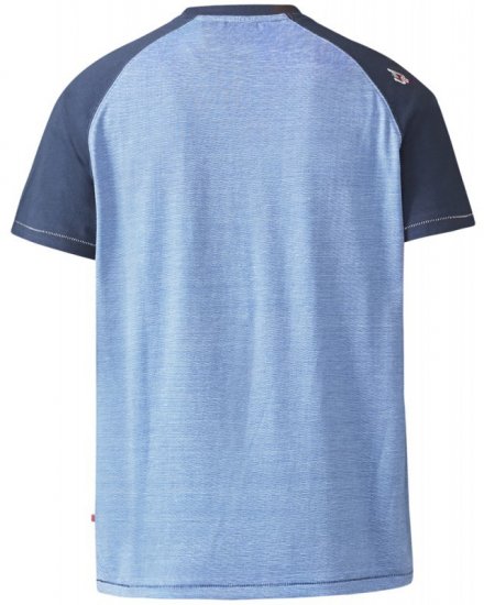 D555 Gunner T-shirt Blue - Тениски - мъжки тениски големи размери