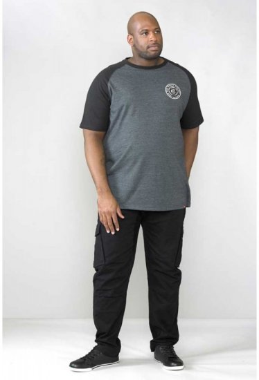D555 Nelson Stretch Tapered Cargo Pants Black - Дънки и панталони - мъжки Дънки и панталони големи размери
