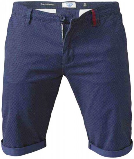 D555 Rupert Shorts Navy - Шорти - мъжки къси панталони големи размери